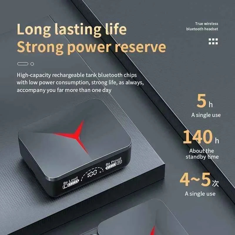 M90 Wireless Headphones TWS Bluetooth Touch Control Gaming
