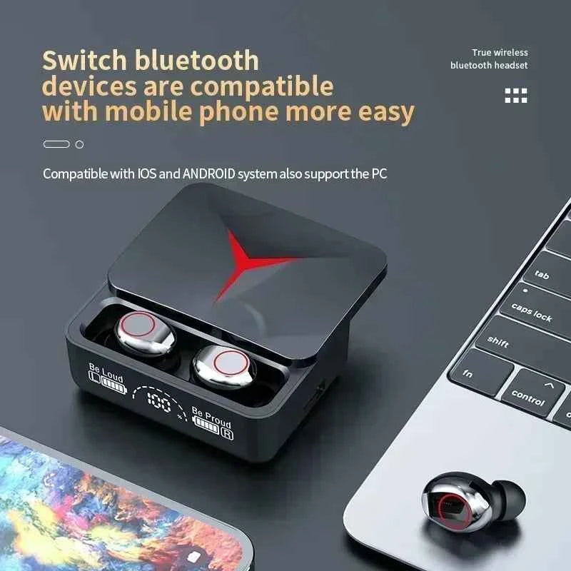M90 Wireless Headphones TWS Bluetooth Touch Control Gaming