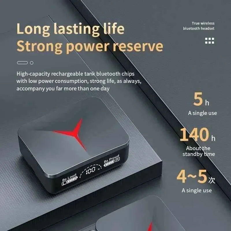 M90 Wireless Headphones TWS Bluetooth Touch Control Gaming